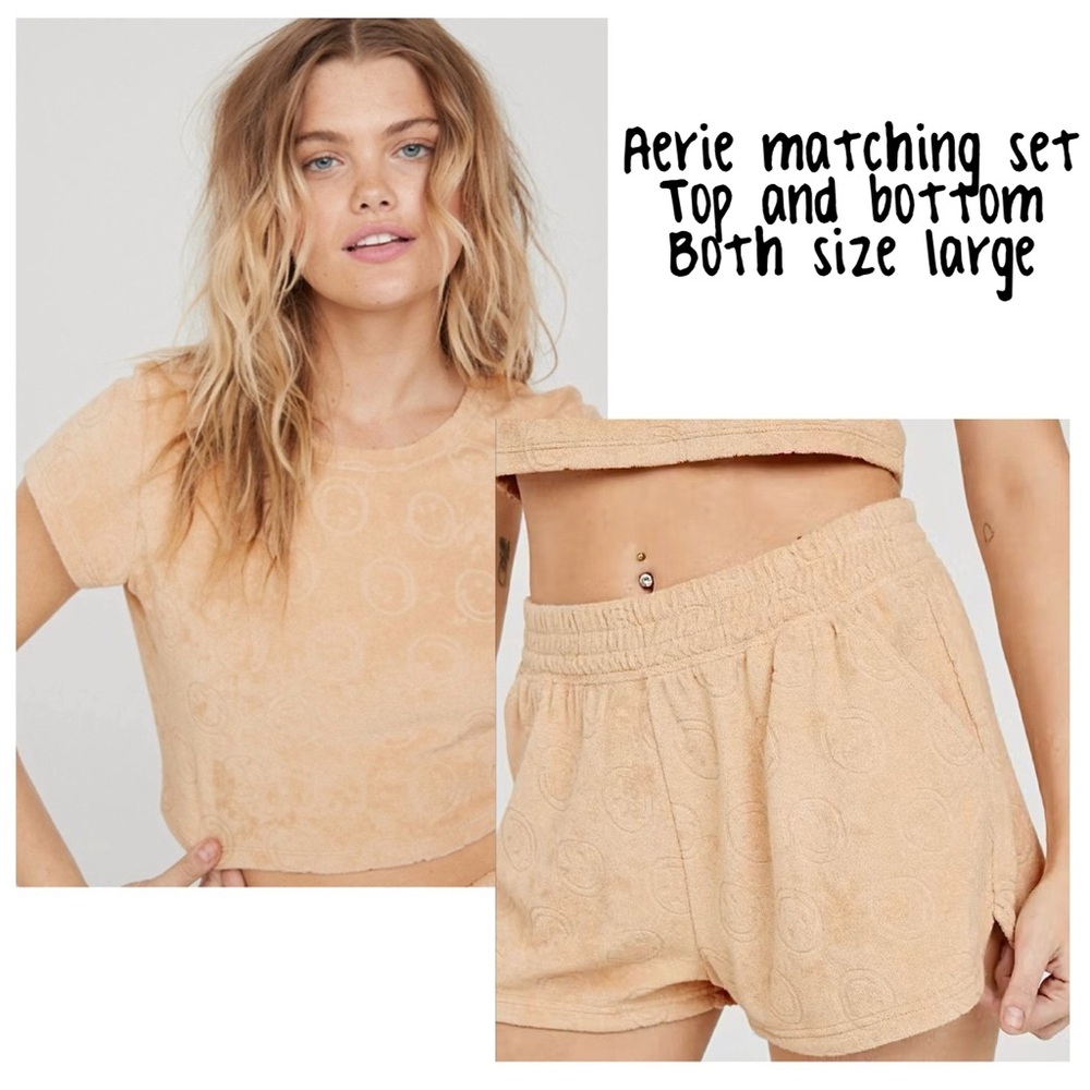 Aerie Smiley Face Matching Outfit Set